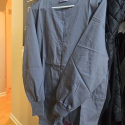 Charcoal Scrub Jacket 