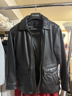 Wilson Heavyweight Leather Jacket(women’s Med)