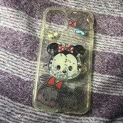 iPhone 11 Pro Max Minnie Mouse case with pop socket !
