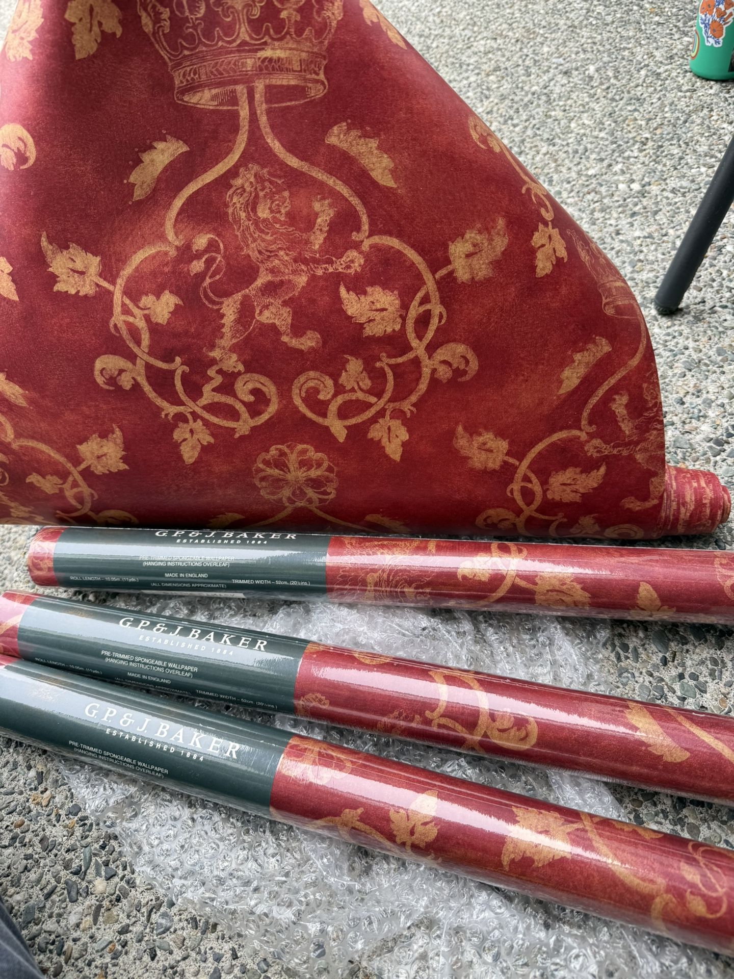 GP & J BAKER Damask wallpaper