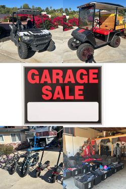 BIG GARAGE SALE EVERYTHING MUST GO