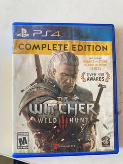The witcher 3 wild hunt complete edition disc game PlayStation 4
