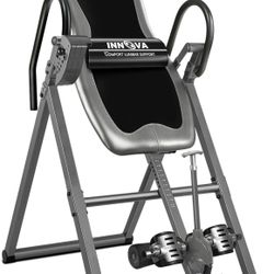 Innova Inversion Table with Adjustable Headrest, Reversible Ankle Holders, and 300 lb Weight Capacity