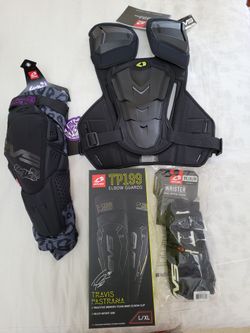 EVS moto protective gear.Chest ,Elbow,  Knee And Gloves Set Of 4