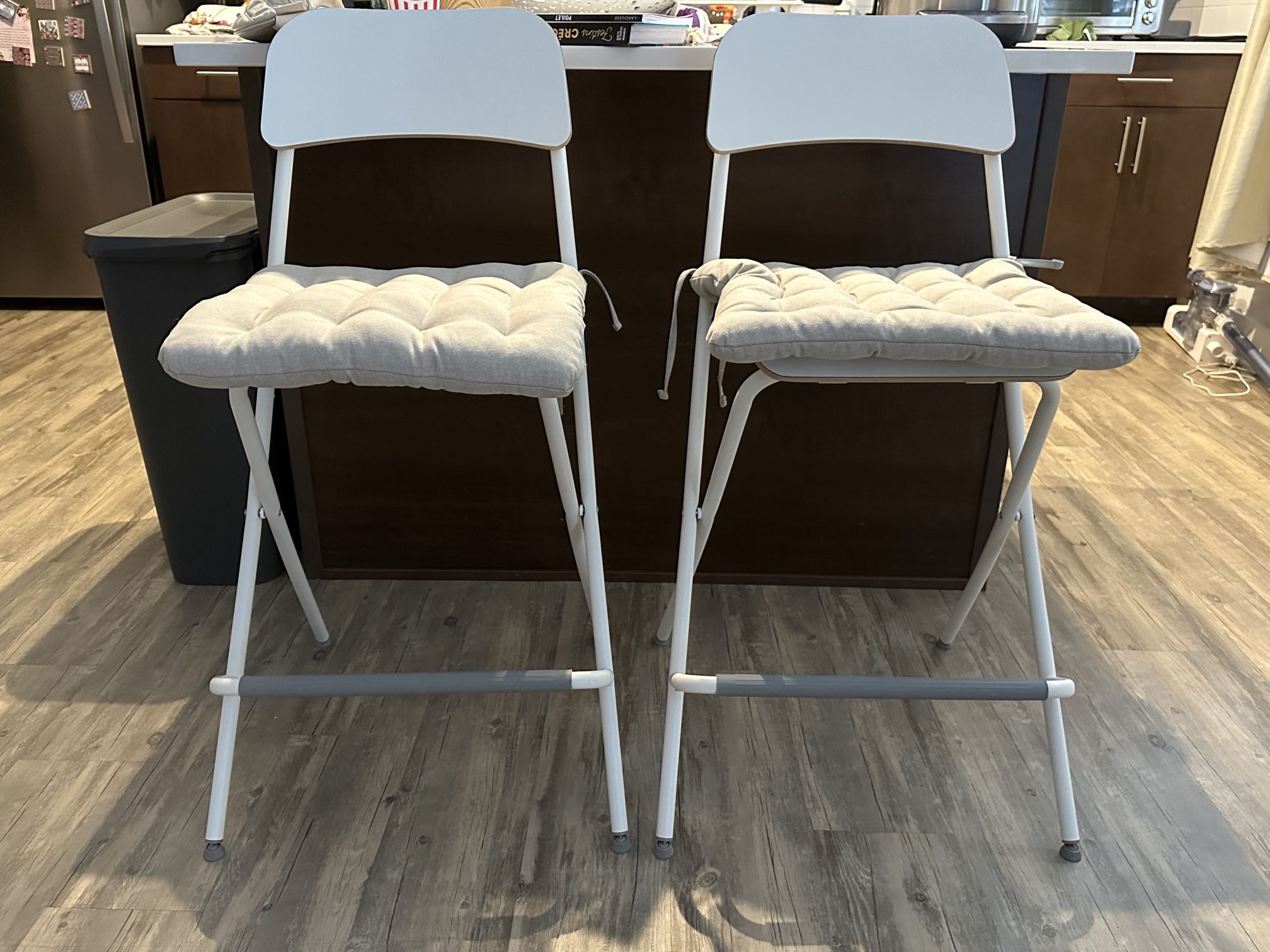 2 IKEA bar stools