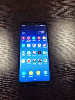 Samsung Note 8 Unlocked to ATT / Verizon / Sprint with Samsung Suede Case will trade for iPhone 8 Plus