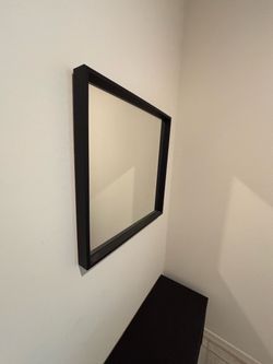 Black Framed Wall Mirror