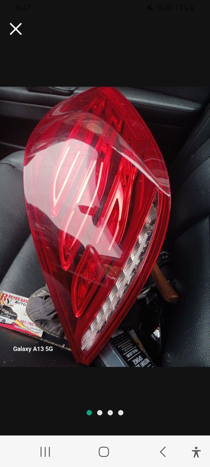 Mercedes Benz S550 Right Side Tail Light $70