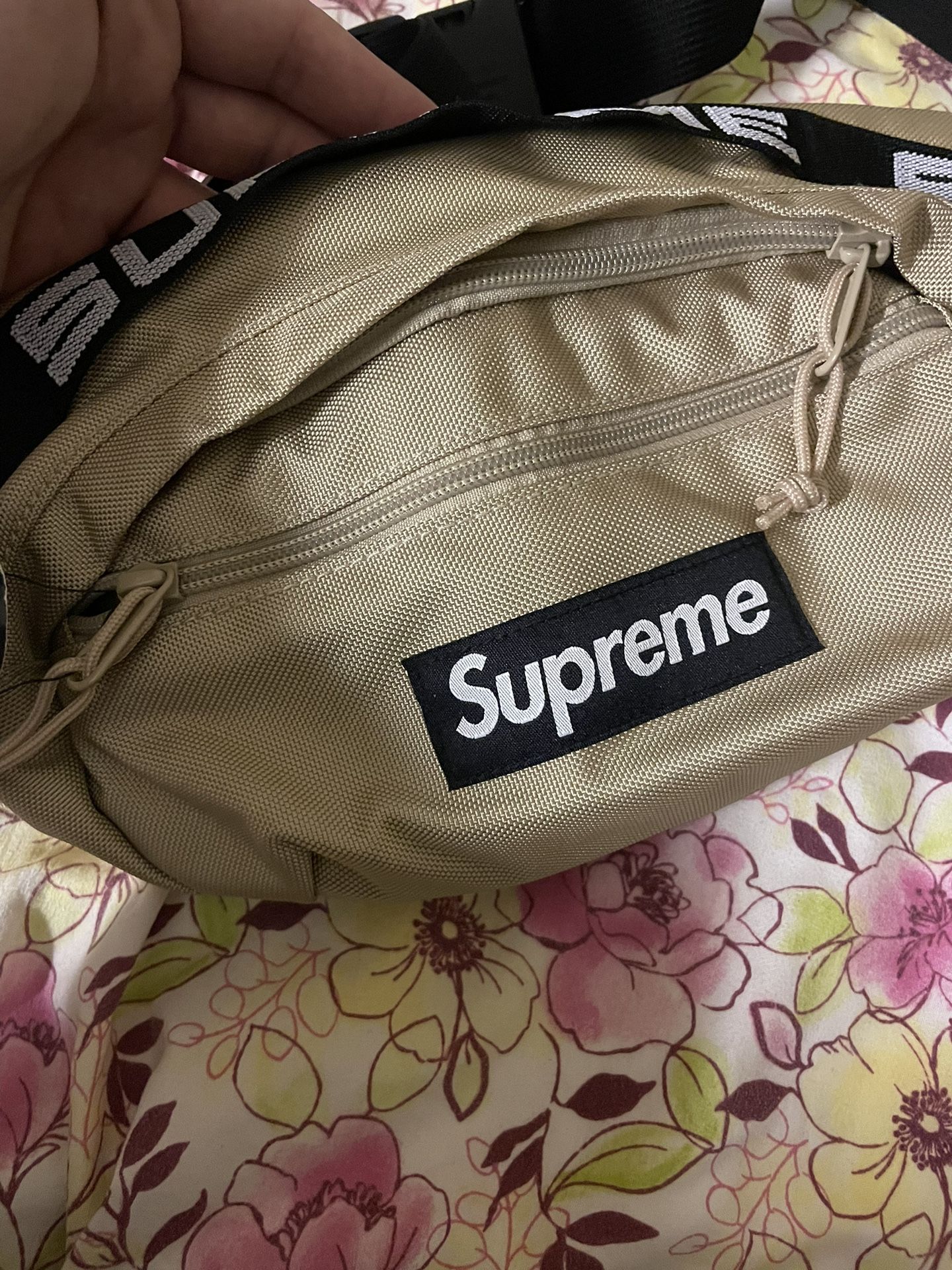 Supreme Waist Bag SS18 TAN Brand New Nike Jordan Dunk Bape