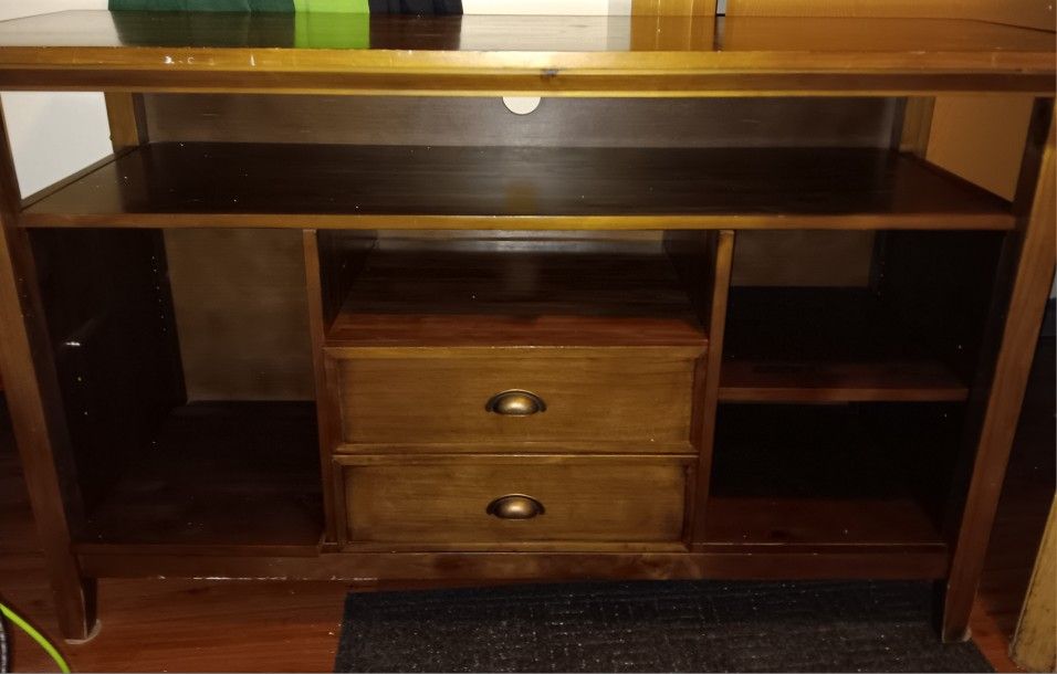 Brown Entertainment Stand