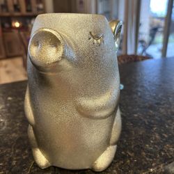 Golden Pig Vase 