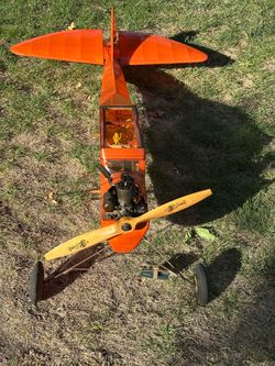 Large Vintage SAM 27 RC Airplane w/ 4-Stroke Engine & Futaba Servos