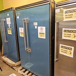 Viking 48 Inch Wide Stainless Steel Refrigerator