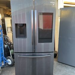 Samsung French Door Refrigerator Black Stainless Steel ( Family Hub 