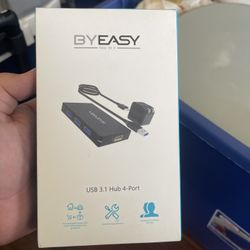 **NEW**BYEASY UH-109AN 4 USB 3.0 Port Ultra Slim Portable Data Hub -4 Port  1 or 2 for sale
