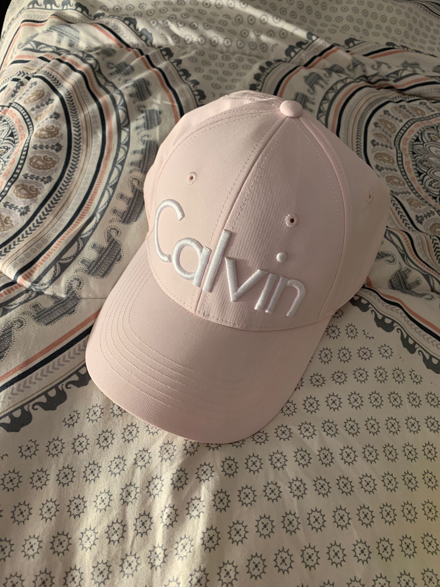Pink ck baseball hat
