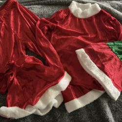 Girls Santa Outfit 