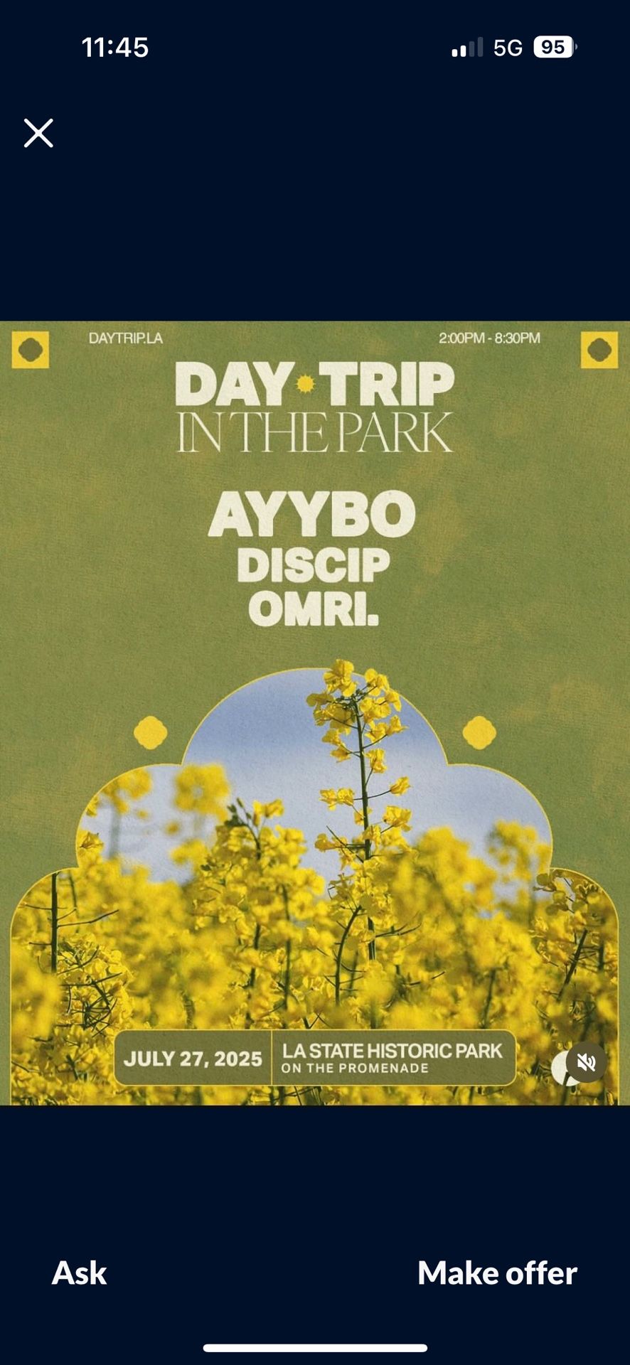 AYYBO Day Trip In The Park