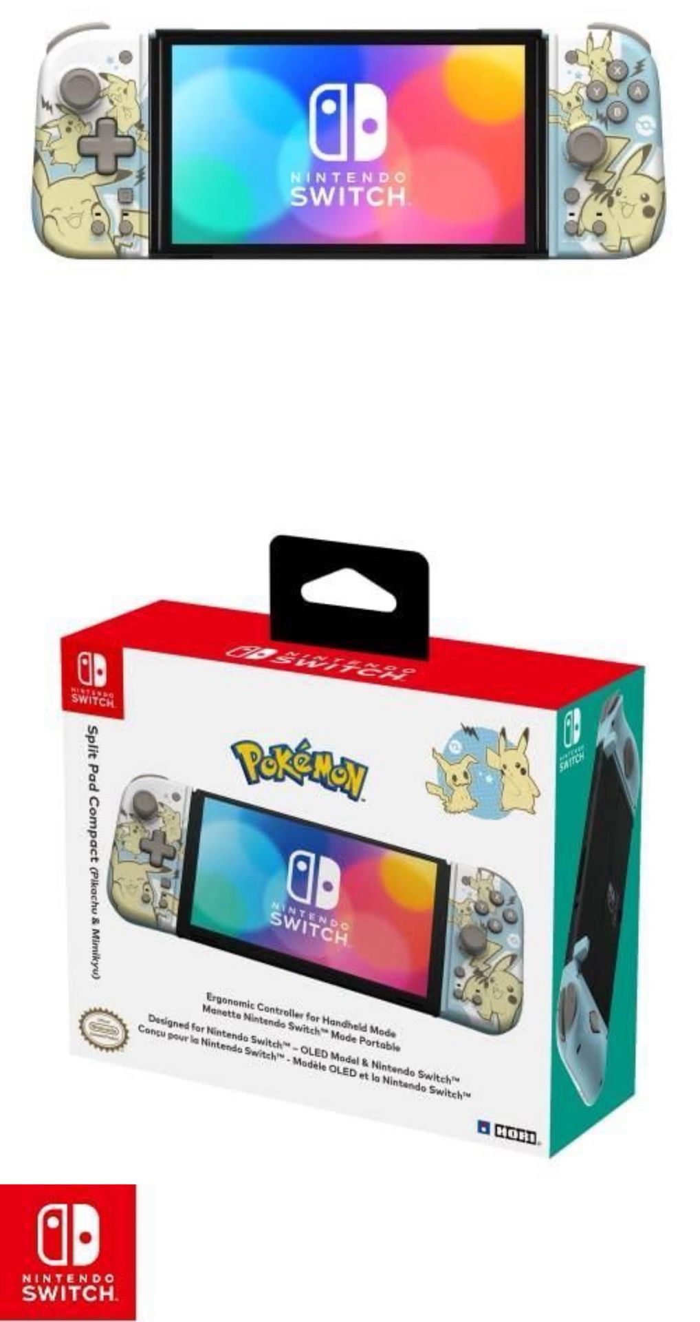 Nintendo Switch Split Pad Pikachu & Mimikyu Edition