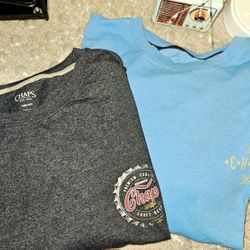 Get 2 Chaps men's tee shirts sz4XB/4F. New conditions  no flaws