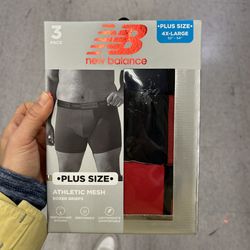NWT New Balance men’s premium performance Boxer Briefs 3-Pack size 4XL