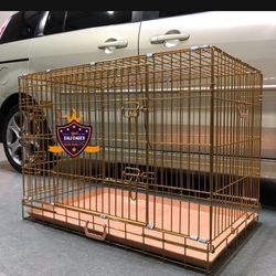 Dog Crate Wire Fodling Size 42” Large Folding With Tray New In Box 📦 