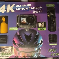 Go Pro Vivitar 4k 20mp Action Camera