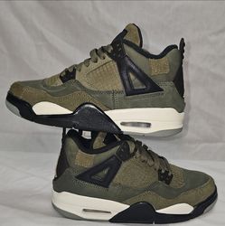 Jordan Air Jordan 4 Retro SE Craft GS Boys 5Y Medium Olive Sneakers FB9928-200
