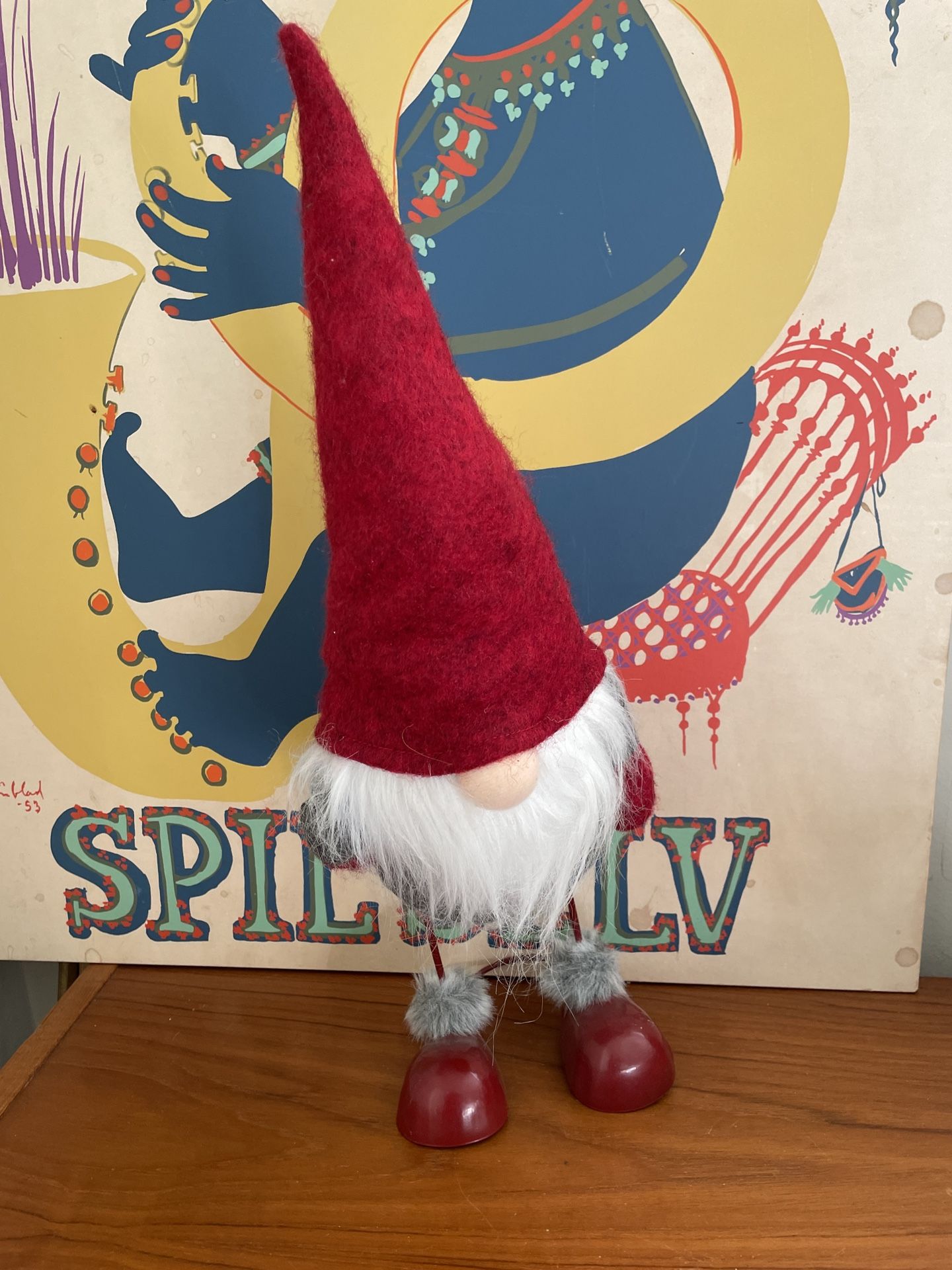 Large Christmas Tilted Gnome