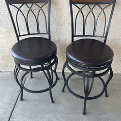 2 bar high 360 degree swivel bar stools