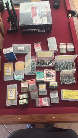 Electrical supplies, wire,  and screws