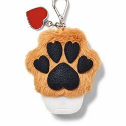 New! BATH & BODY WORKS🐾❤️ HEART PAW ❤️🐾Pocketbac Holder with Heart Charm