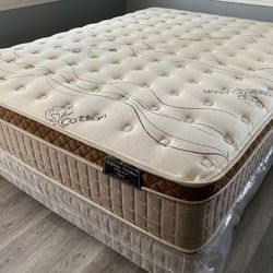 Queen Organic Cloud Edition Europillow Top 12inch Matres!