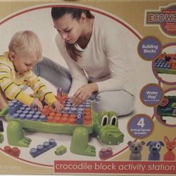 Brandnew Crocodile Block Activity Station!!! 