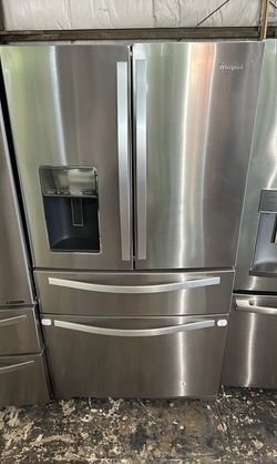 Whirlpool 4-Door Stainless Steel Fridge
