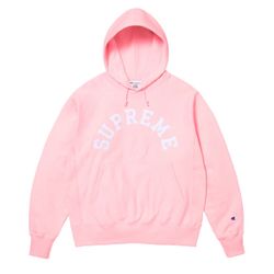 Supreme Champion Hoodie Small Pink