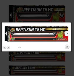 Zoomed Reptisun T5 5.0 H0 UVB light 24in