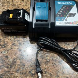 Makita Battery And Battery Charger