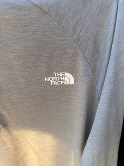 The North Face grey quarter zip sweatshirt