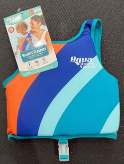 New!! Aqua Swim School Swim Trainer life vest