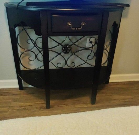 Dark Brown Entry Or Console Table