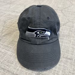 47 Brand Adult NFL Football Seattle Seahawks Blue/Dark Grey Adjustable OSFM Hat