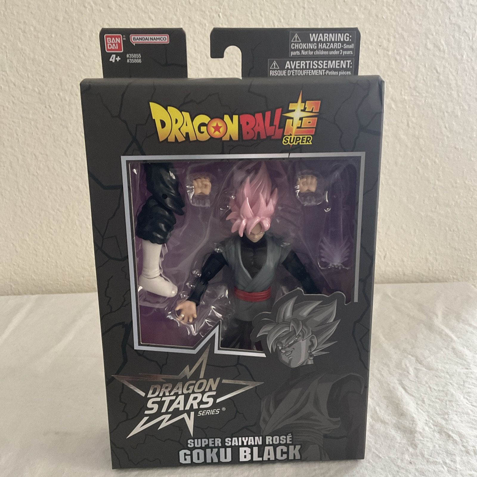 Bandai Dragon Ball Super Saiyan Rose Goku Black 6" Action Figure New Sealed