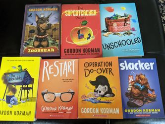 Gordon Korman Collection of 7 Hardback & Paperback Books
