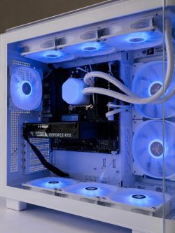 🔥 Gaming PC Custom Built 🕹️ RGB White Glass Case | Ryzen 5 7500X3D + RTX 5060 💥 16GB RAM | 1TB SSD | Windows 11 Pro | 1 Year Warranty ✅ $0 Down Fin