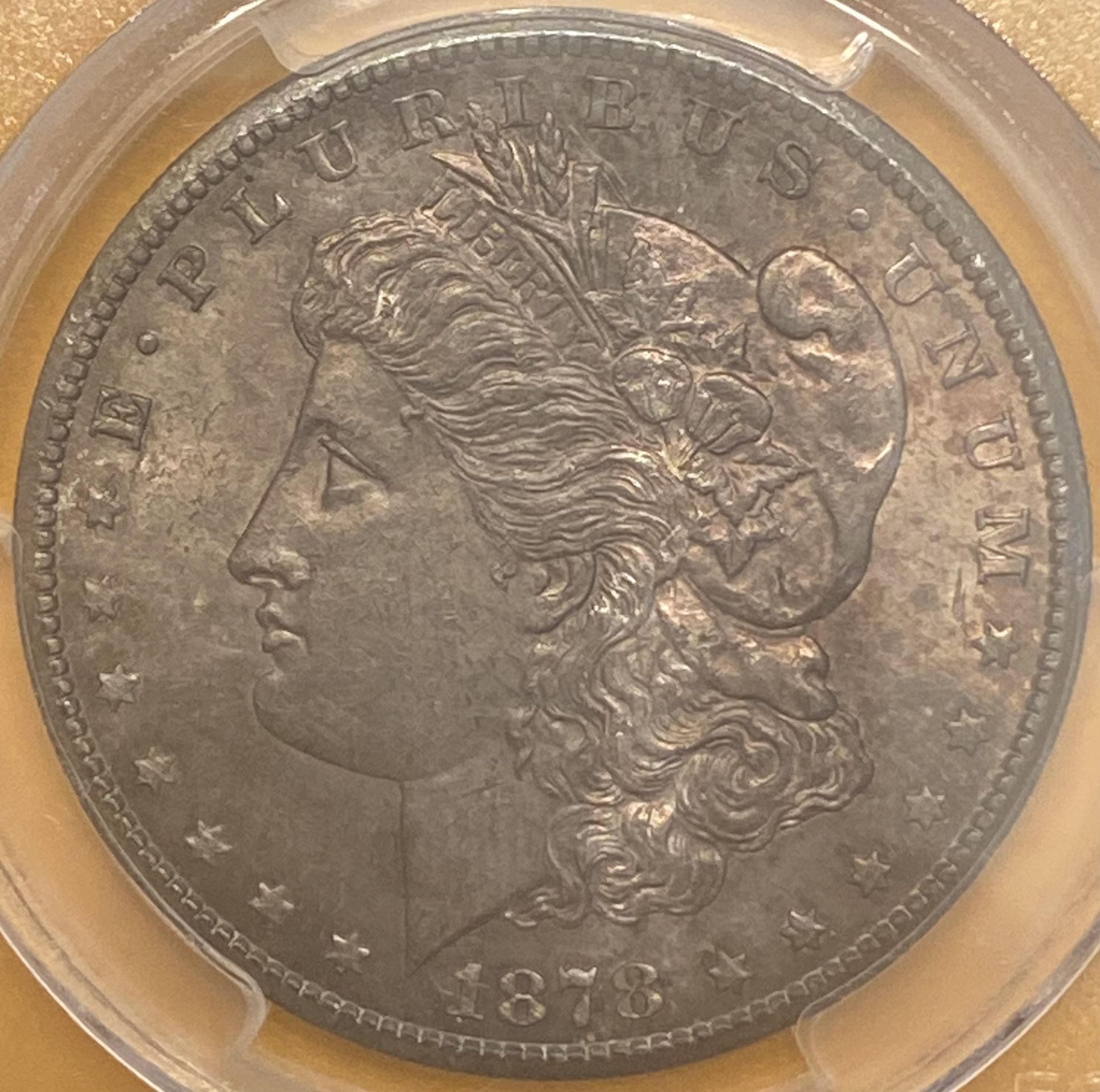 PCGS CERTIFIED MS63 1878 CARSON CITY MORGAN SILVER DOLLAR