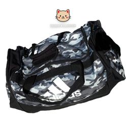 Adidas Snow Camo Duffle Bag Gym Travel Tote Carry On Streetwear Unisex Athletic Sports Bag Skating Skater Gear Luggage