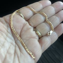 14k gold plated bracelet