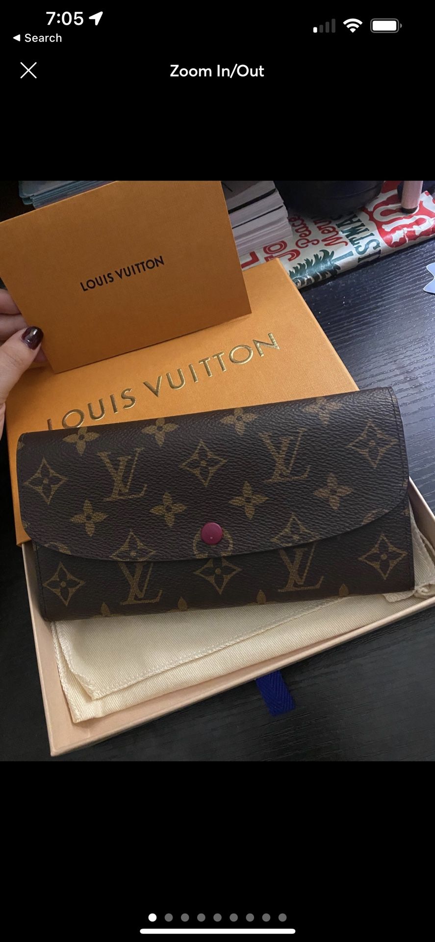 Louis Vuitton Button Wallet 