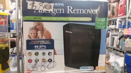 In box allergen remover ideal for people or children with allergies and asthma